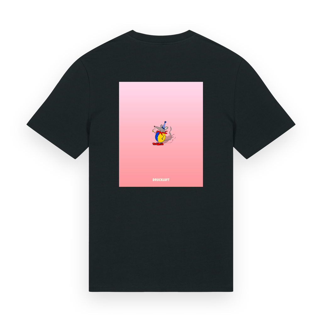 Karnevalsmaus - Regular Uni-Sex Cut T-Shirt schwarz