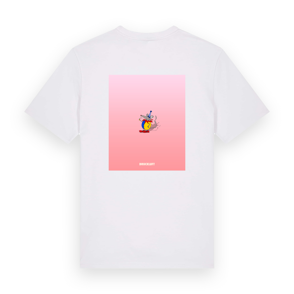 Karnevalsmaus - Regular Uni-Sex Cut T-Shirt weiß