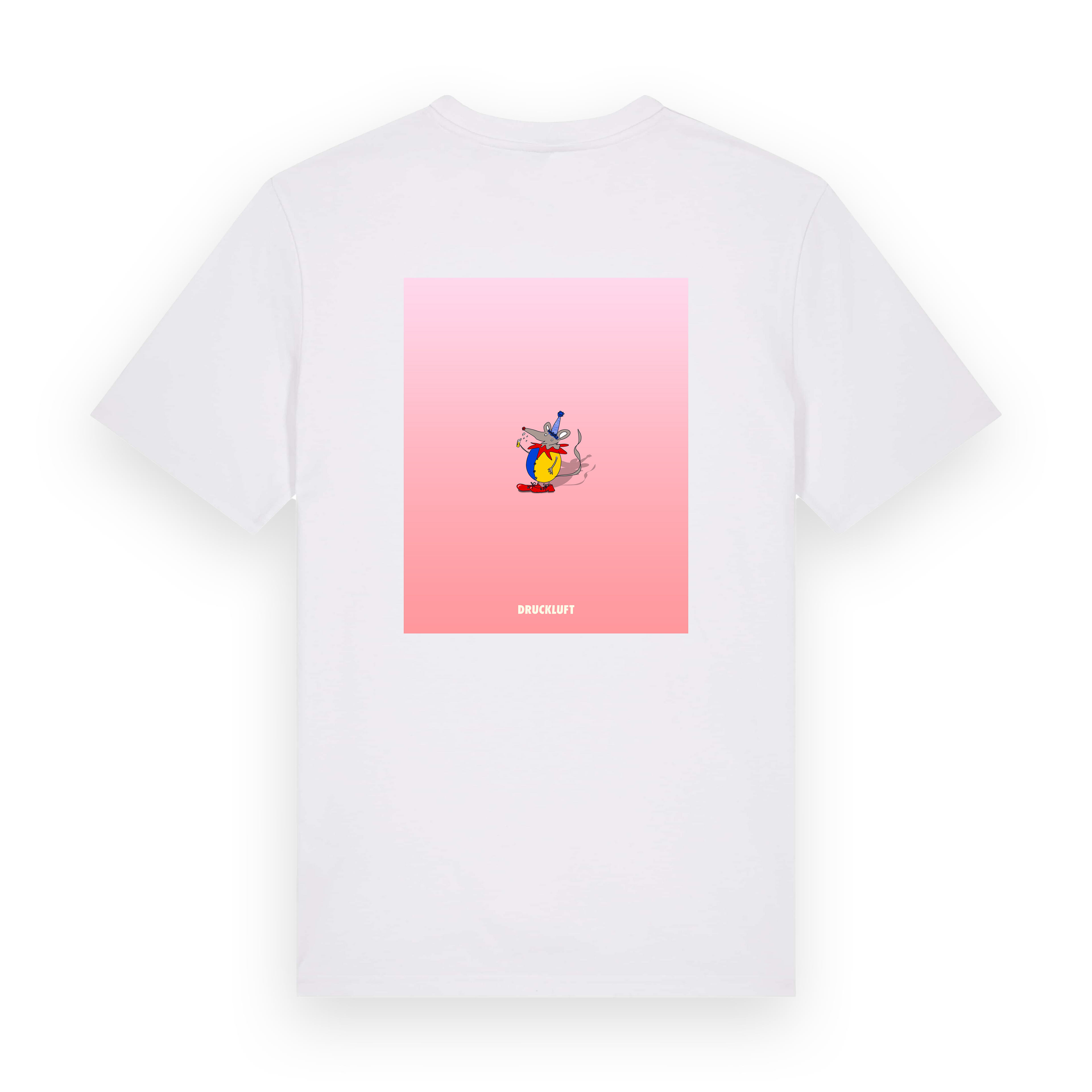 Karnevalsmaus - Regular Uni-Sex Cut T-Shirt weiß