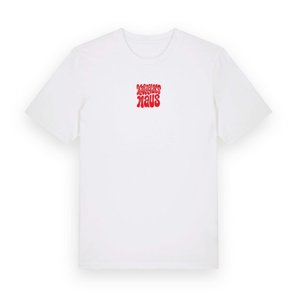Karnevalsmaus - Regular Uni-Sex Cut T-Shirt weiß