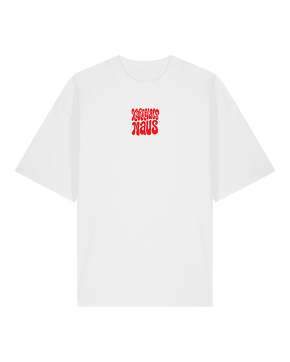 T-Shirt Karnevalsmaus Oversized Uni-Sex Cut WHITE