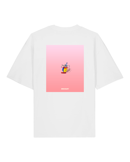 T-Shirt Karnevalsmaus Oversized Uni-Sex Cut WHITE
