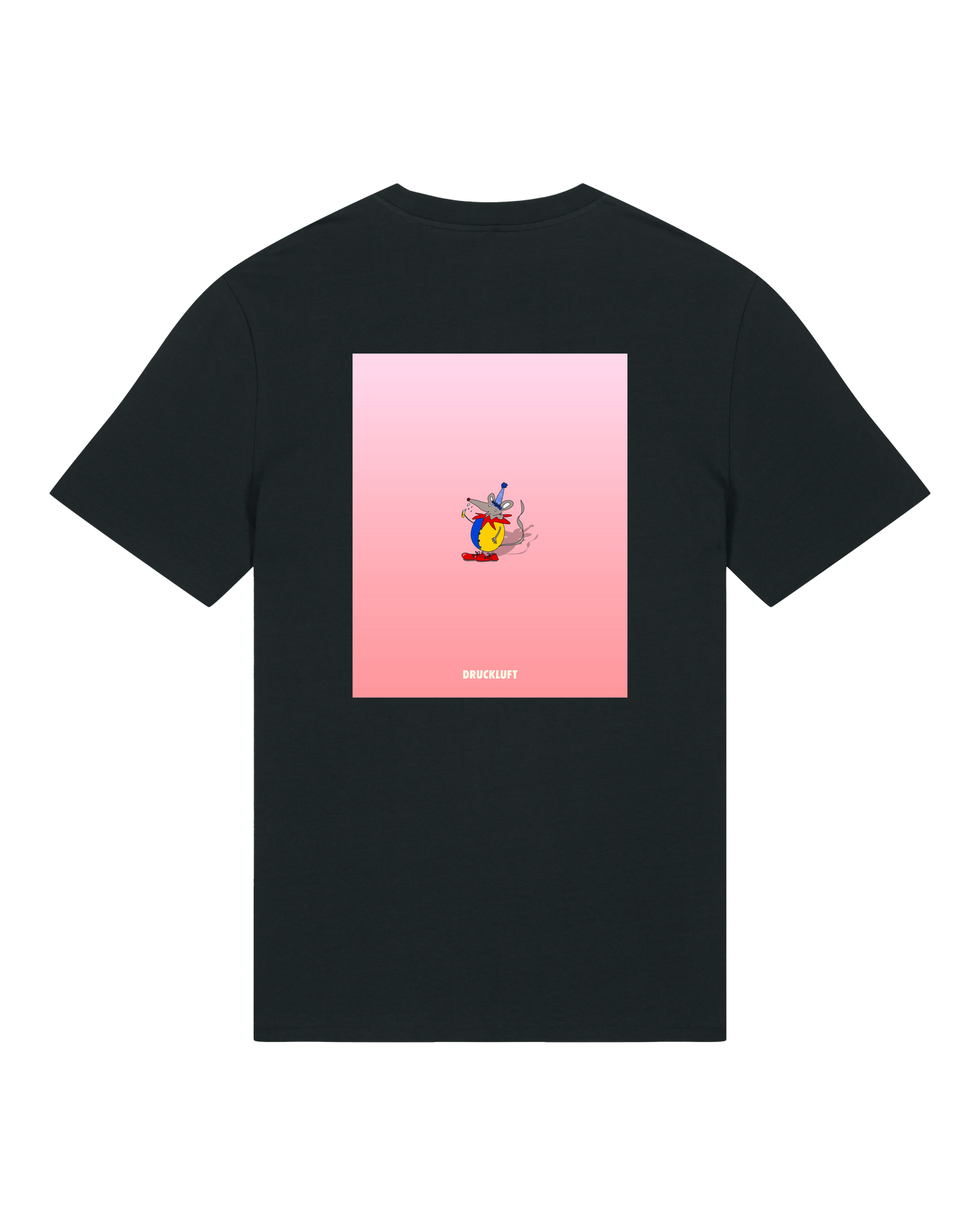 T-Shirt Karnevalsmaus Regular Uni-Sex Cut BLACK