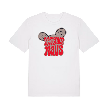 T-Shirt Karnevalsmaus Ohren Uni-Sex Cut WHITE